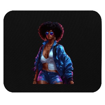 Discover Melanin Popping. Mouse Pads
