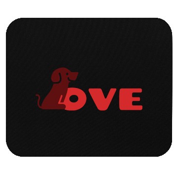 Discover My Dog is My Valentine Mouse Pads