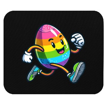 Discover Easter Egg Marathon Jogging Running Fitness Mouse Pads