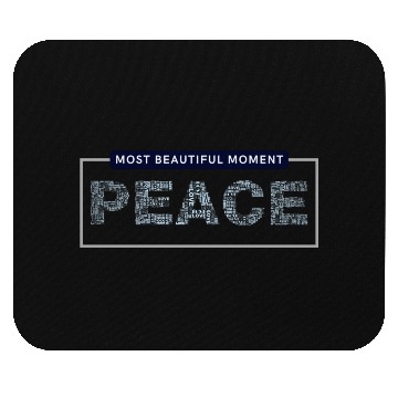 Discover Simple and Modern Peace design Mouse Pads