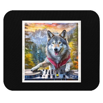 Discover DJ Wolf Wilderness Mix Mouse Pads