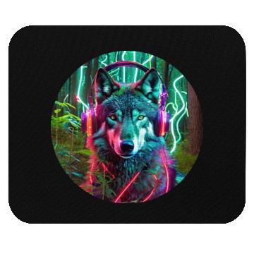 Discover Electric Wilderness Glow 1 Mouse Pads