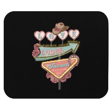 Discover Valentine's Day Love Lodge Mouse Pads