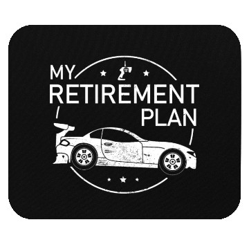 Discover Retirement Plan Toy RC Car Racer Mouse Pads
