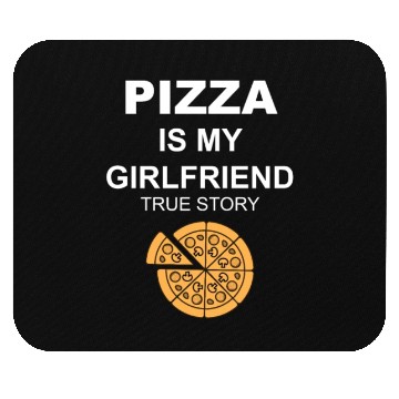 Discover PIZZA is my Boyfriend - Girlfriend True Story Mouse Pads