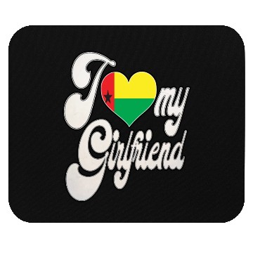 Discover GBI Love My Bissau Guinean Girlfriend Mouse Pads