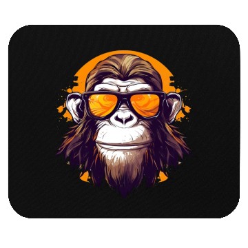 Discover Street Art Monkey Urban Rap Street Monkey Mouse Pads