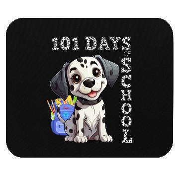 Discover Dabbing Dog's 101 School Days: A Spotty Comedy! Mouse Pads