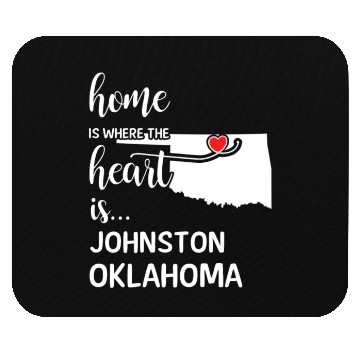 Discover Johnston County Oklahoma Is Where My Heart Is Gift Mouse Pads