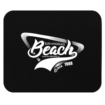 Discover Los Angeles Beach Mouse Pads