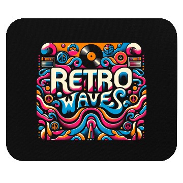 Discover Retro Waves Aesthetic Mouse Pads