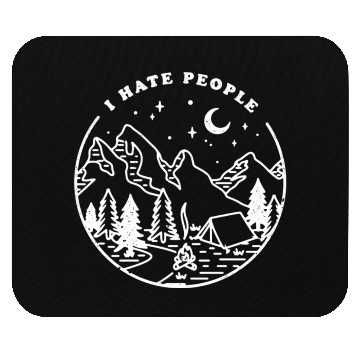 Discover I Hate People Nature Mountain Outdoor Mouse Pads