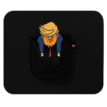 Discover Trump Pocket USA Flag Mouse Pads