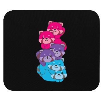 Discover Androgynous Flag Pride Lgbtq Cute Red Panda Mouse Pads