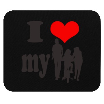 Discover Family love Mouse Pads