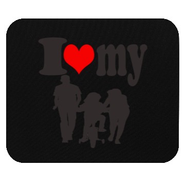 Discover Family love Mouse Pads