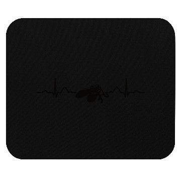 Discover Ballet Dancer Heartbeat EKG Ballerina Mouse Pads