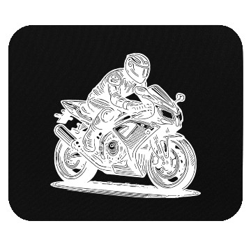 Discover Motorcycle Fast Road Machines Lovers Mouse Pads