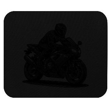 Discover Motorcycle Fast Road Machines Lovers Mouse Pads