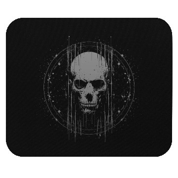 Discover Skull Circle Dark 3 Mouse Pads