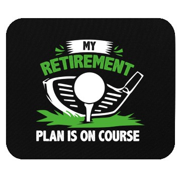 Discover Golf Retirement Plan Mouse Pads