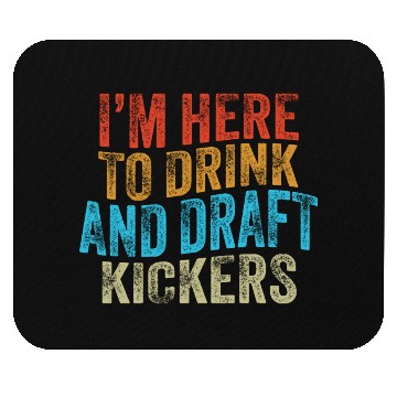 Discover Fantasy Football Party Drink Draft Kickers Mouse Pads