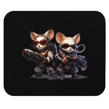 Discover Cyberpunk Infiltrator Mice Mouse Pads