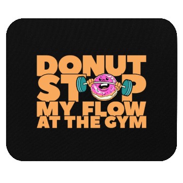 Discover Fitness Donut Funny Donut Gym Mouse Pads