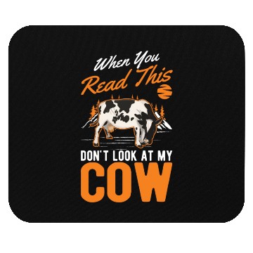 Discover Cow Gift Farmer Cattle Breeder Cows Mouse Pads