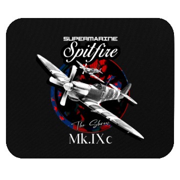 Discover Supermarine Spitfire MK.IXc WW2 Fighter Plane Mouse Pads