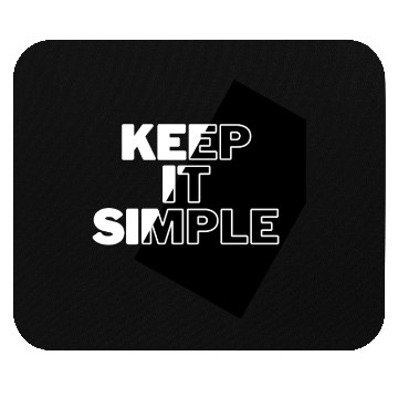 Discover Simply Elegant: Keep It Simple Design Mouse Pads