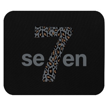 Discover 7 in braun animal print Mouse Pads