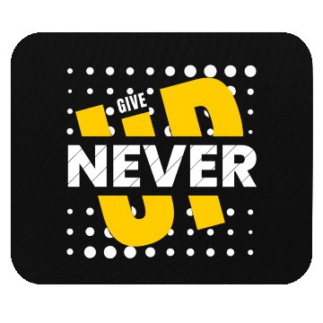 Discover never give up Mouse Pads