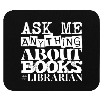 Discover Book Lover Librarian Mouse Pads