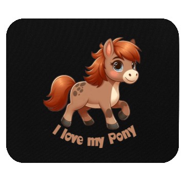 Discover I Love my pony comic Mouse Pads