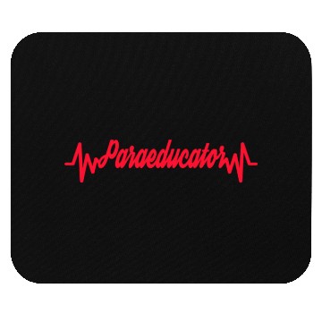 Discover Mummy's work Heartbeat Mom Teacher Paraeducator Mouse Pads