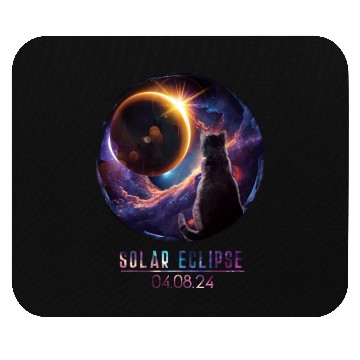 Discover Total Solar Eclipse 4.8.24 Path Of Totality Kids Mouse Pads