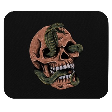 Discover Gothic animal skull Mouse Pads