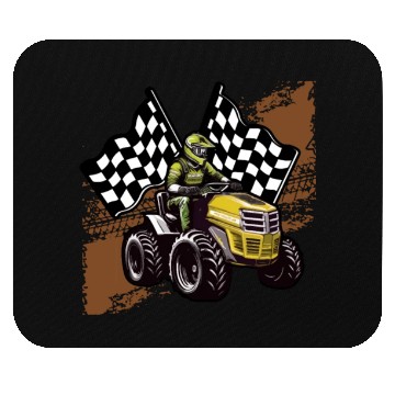 Discover Backyard Garden Lawn Mower Racing Mouse Pads