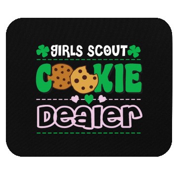 Discover Cookie Dealer Scout for Girls Funny Scouting Mouse Pads