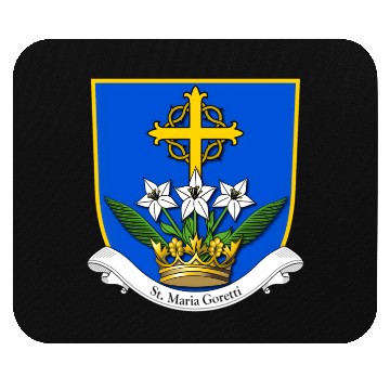 Discover St Maria Goretti Lily Saints Catholic Purity Mouse Pads