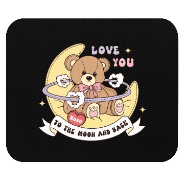 Discover Cute Valentine's Day Teddy Bear Mouse Pads