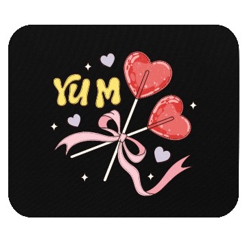 Discover Valentine's Day Heart Lollipop Mouse Pads