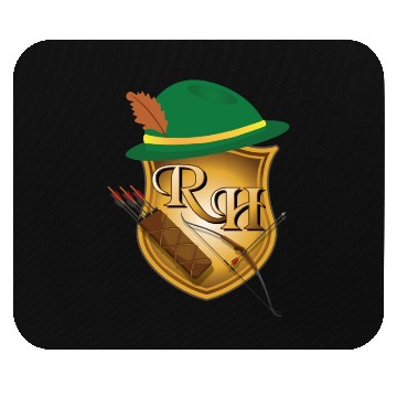 Discover Robin Hood the Archer (and His Items) R&H letters Mouse Pads