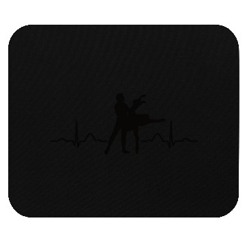 Discover Ballet Dancer Heartbeat EKG Ballerina Mouse Pads