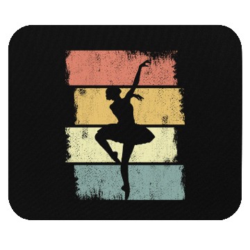 Discover Ballerina Drawing Mouse Pads