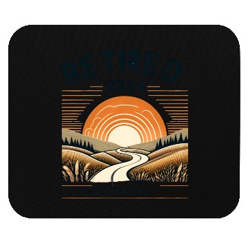 Discover Retired 2024 The Next Chapter Begins Mouse Pads