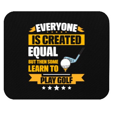 Discover Some Learn To Play Golf Funny Mouse Pads
