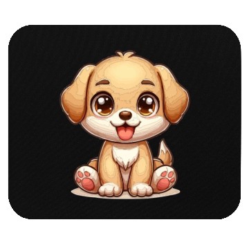 Discover Puppy-Eyed Playmate Mouse Pads