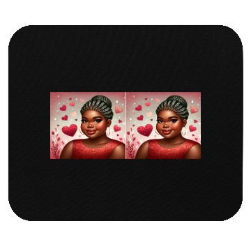 Discover Cupid's Choice: Melanin Magic Mouse Pads